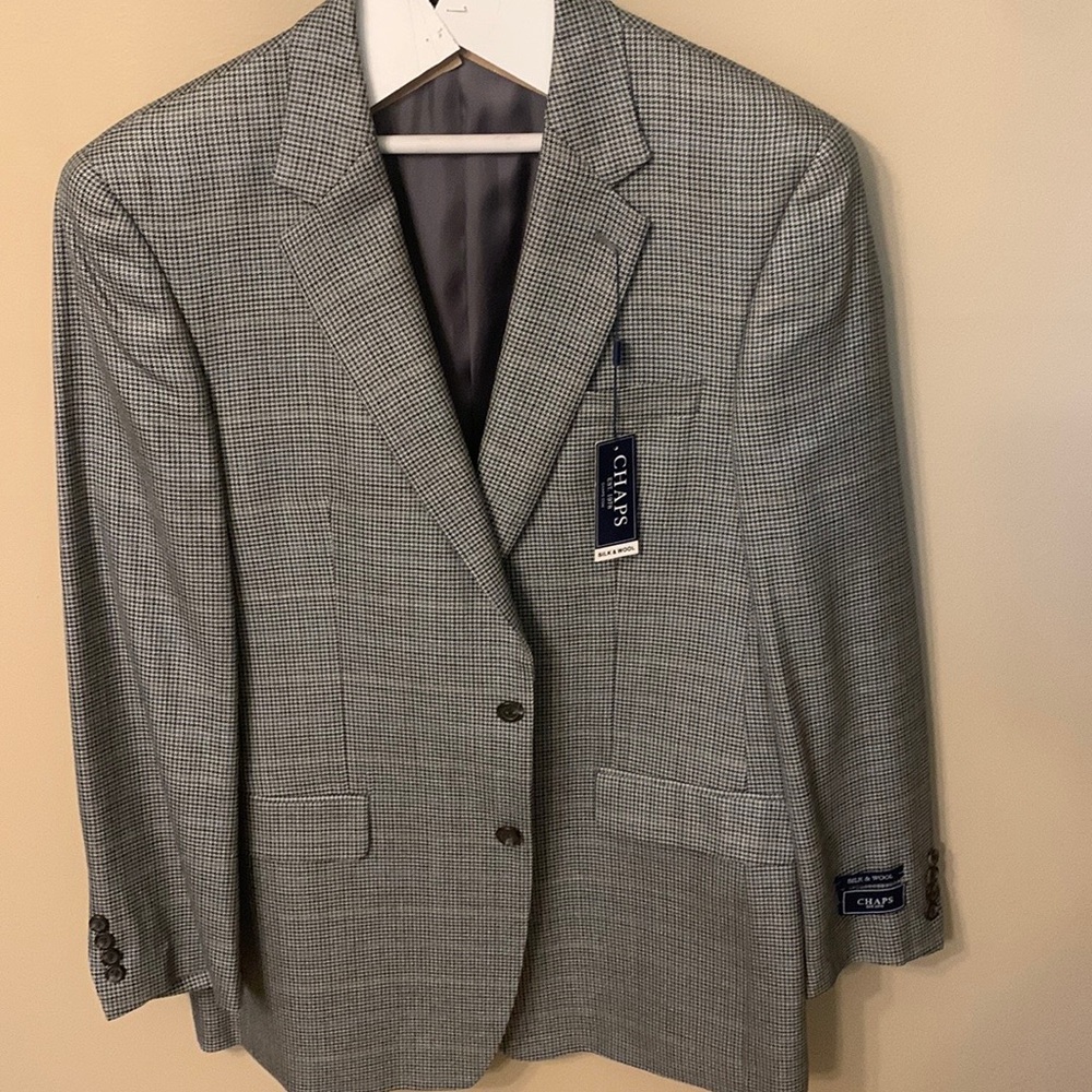 NWT Mens Chaps Sport Coat 42L
